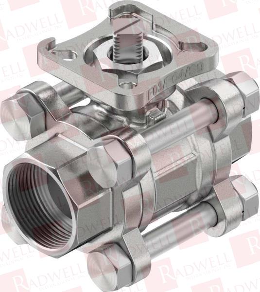 Vzbe Wa T F V V Ball Valve By Festo