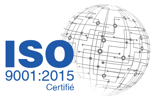 Certifié ISO 9001 : 2015 logo
