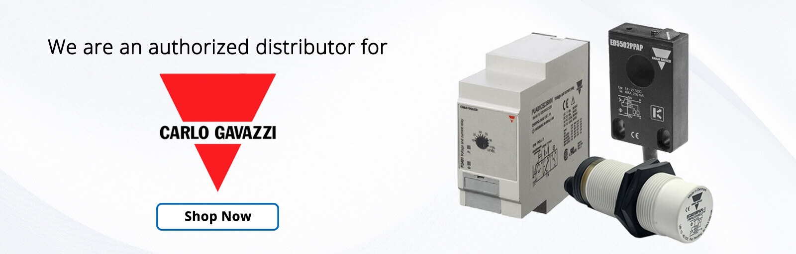 We are an authorized distributor for Carlo Gavazzi