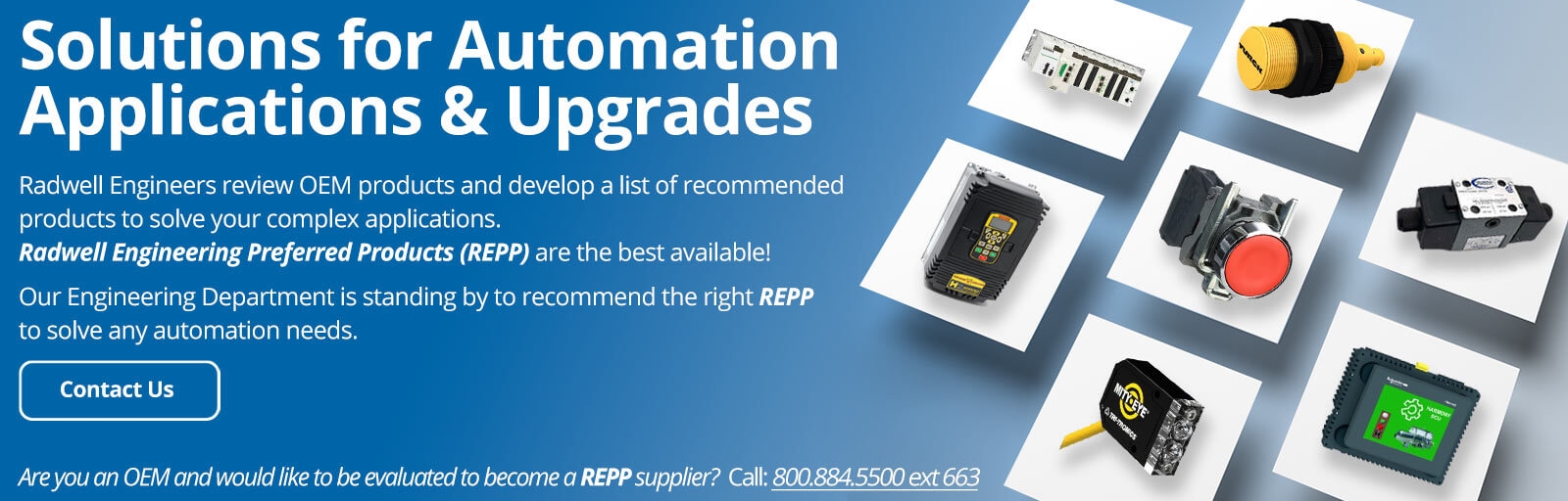Solutions for Automation Applications & Upgrades