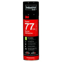 3M 24 oz Aerosol Clear Spray Adhesive High Tack, 205°F Heat