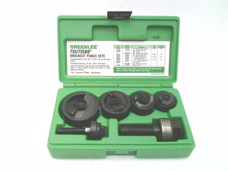 Greenlee 735 735Bb, Knockout Hole Punches