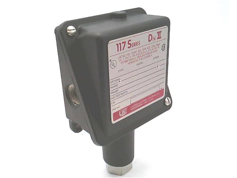 H117-702 Pressure Switch by UNITED ELECTRIC