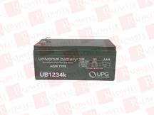 UNIVERSAL BATTERY UB1234K 0