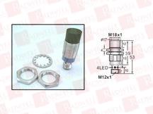 RADWELL VERIFIED SUBSTITUTE E2A-M18KN16-M1-B1-SUB