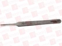 Excelta 2A-SA-LH Tweezers - Flat Point - Lens Handling - Straight Tapered - Anti-Mag. SS - Rubber Coated