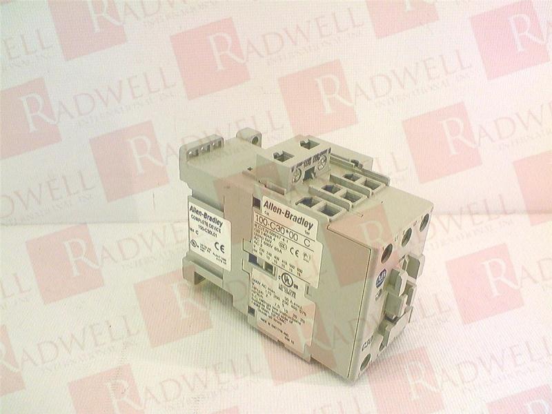 Allen Bradley - Contactor, 3 Pole 1 NC, 208-240V/60Hz 100-c30l01