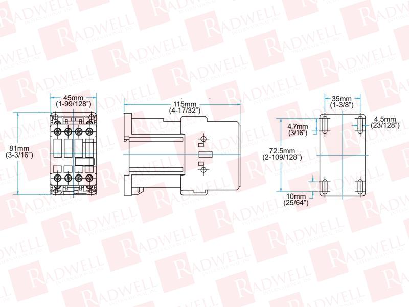 RADWELL VERIFIED SUBSTITUTE CA7-12-10-120-SUB (SM-AUX)