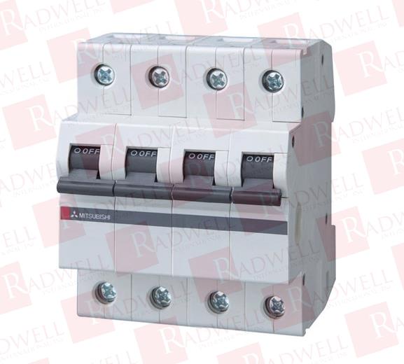 BHW-T10-3PN-50A-B Din Rail Mount Circuit Breaker By MITSUBISHI