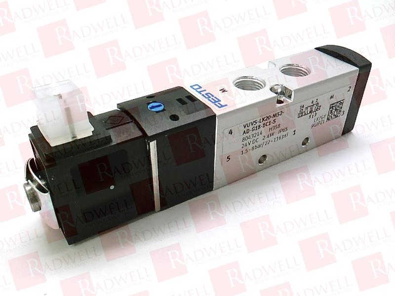 Vuvs Lk20 M52 Ad G18 1c1 S Solenoid Valve By Festo