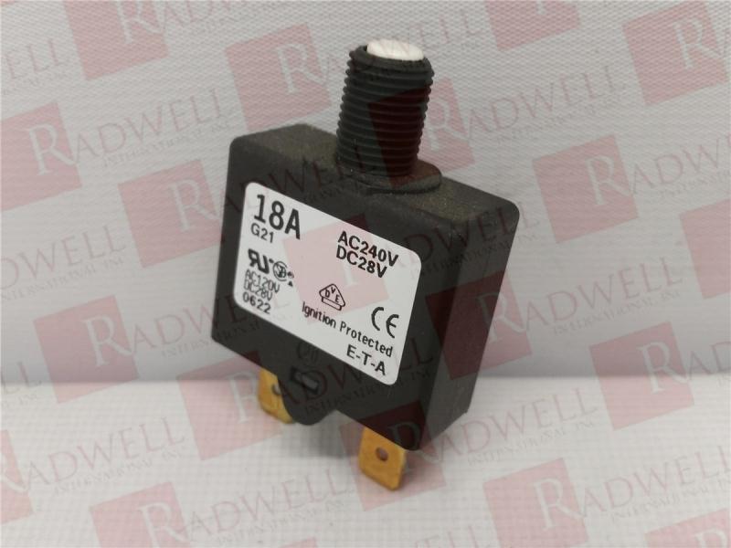 E-T-A CIRCUIT BREAKERS 1658-G21-00-P10-18A