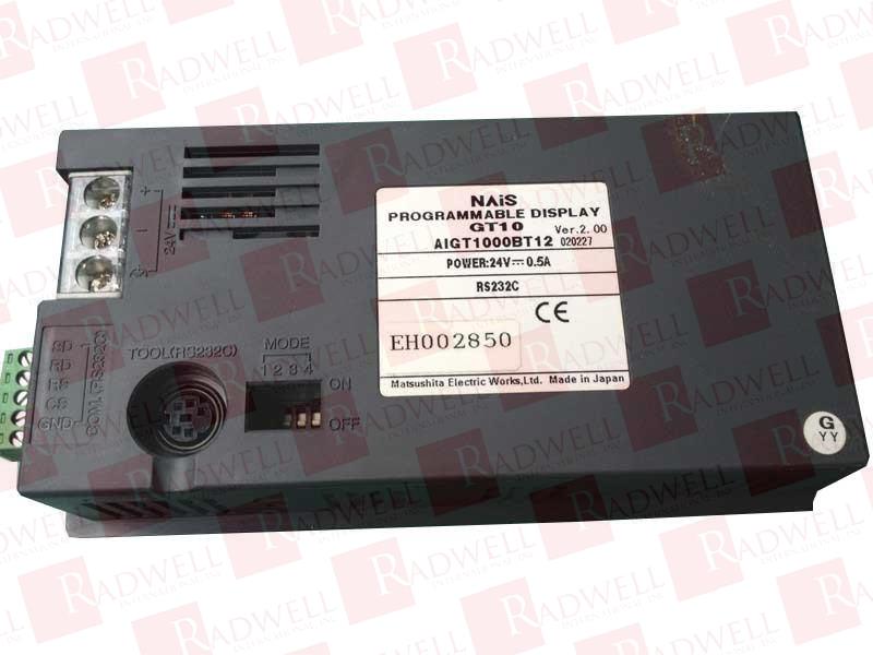 MATSUSHITA ELECTRIC AIGT1000BT12