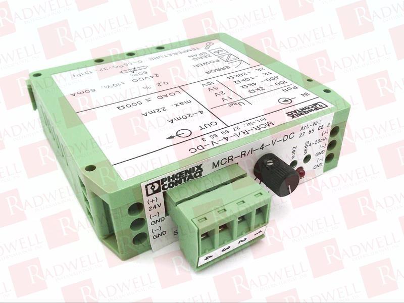 MCR-R-I-4-V-DC Control Accessory by PHOENIX CONTACT