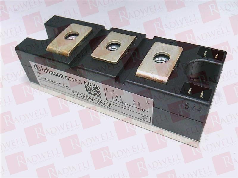 TT180N16KOFHPSA1 Thyristor/SCR/Triac/Diac/Alternistor by INFINEON