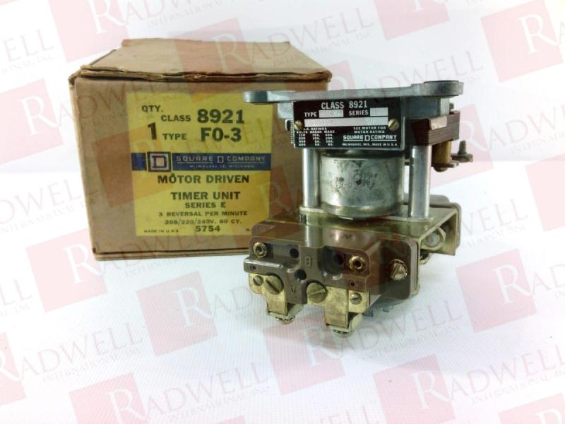 SCHNEIDER ELECTRIC 8921-FO3-V09