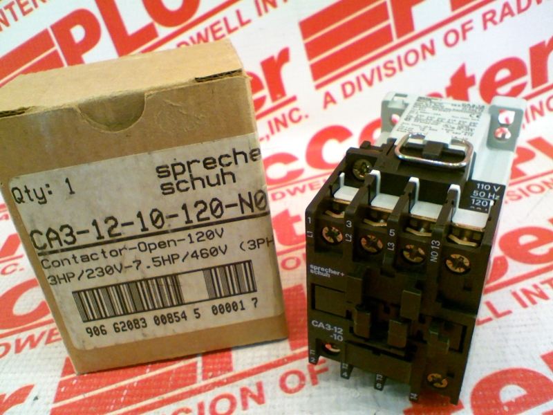 Sprecher Schuh Ca 3-12 10 120v Contactor Motor Starter With O/l Relay 95v for sale online 
