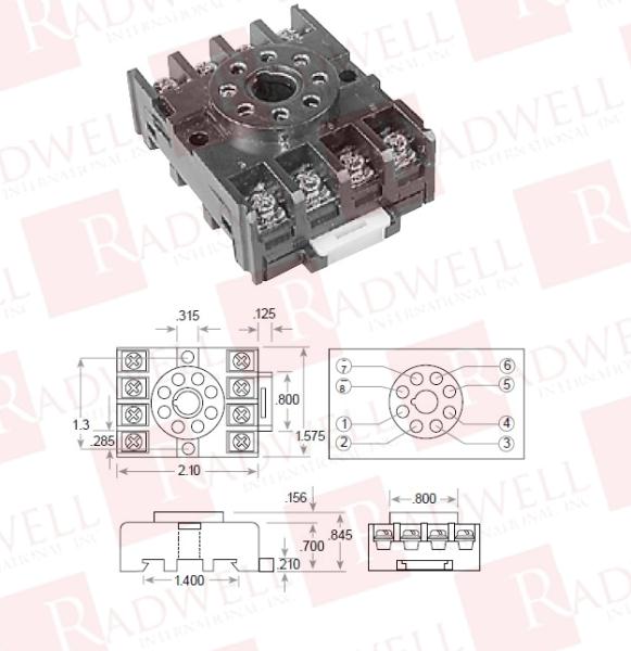 RADWELL VERIFIED SUBSTITUTE KRP-A11DY-12-SUB-SOCKET