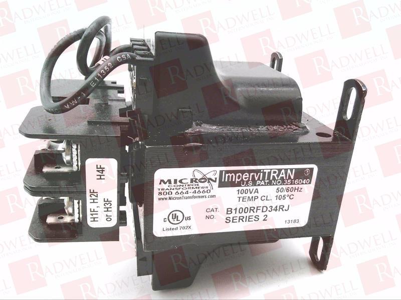 MICRON INDUSTRIES CORPORATION B100RFD34RJ