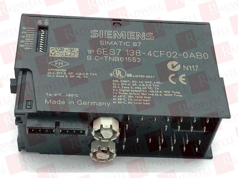 Siemens 6ES7138-4CF02-0AB0 Power Module NEW 