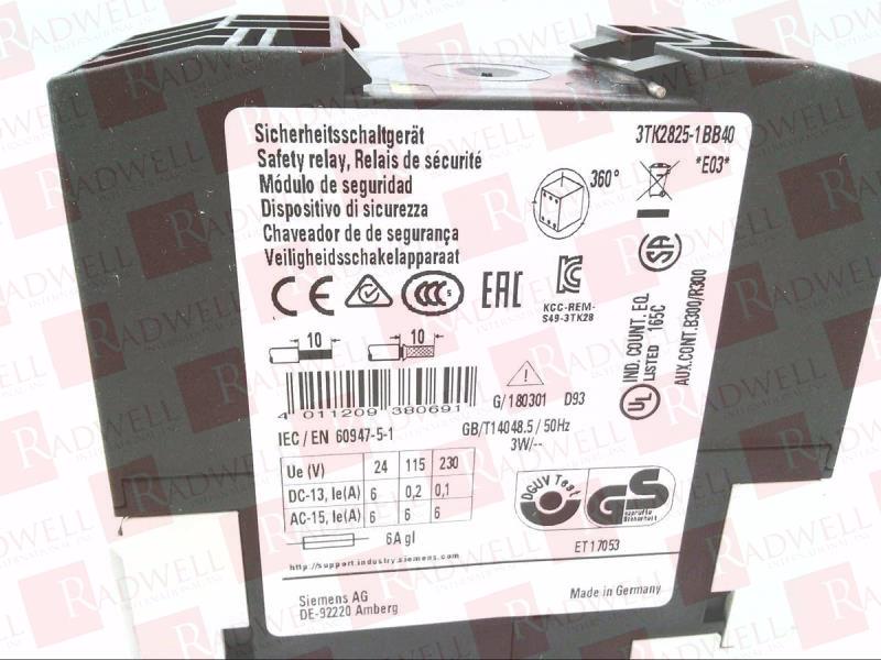 SIEMENS 3TK2826-1BB40