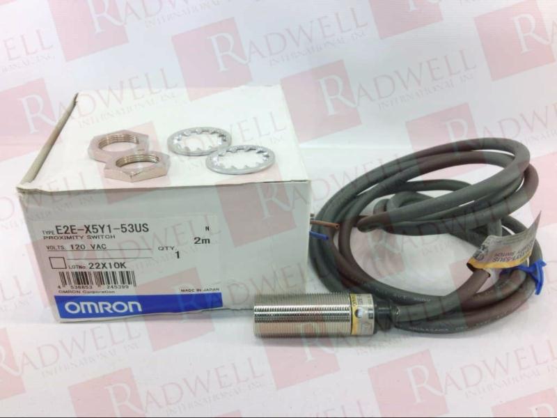 Omron E2E-X5Y1-53US Proximity Switch 120V 