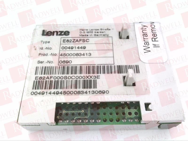 Lenze E82ZAFSC000 STANDARD Function module 13140243 