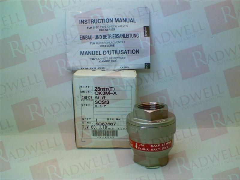 CK3M-A by TLV MANUFACTURING - Buy Or Repair - Radwell.com