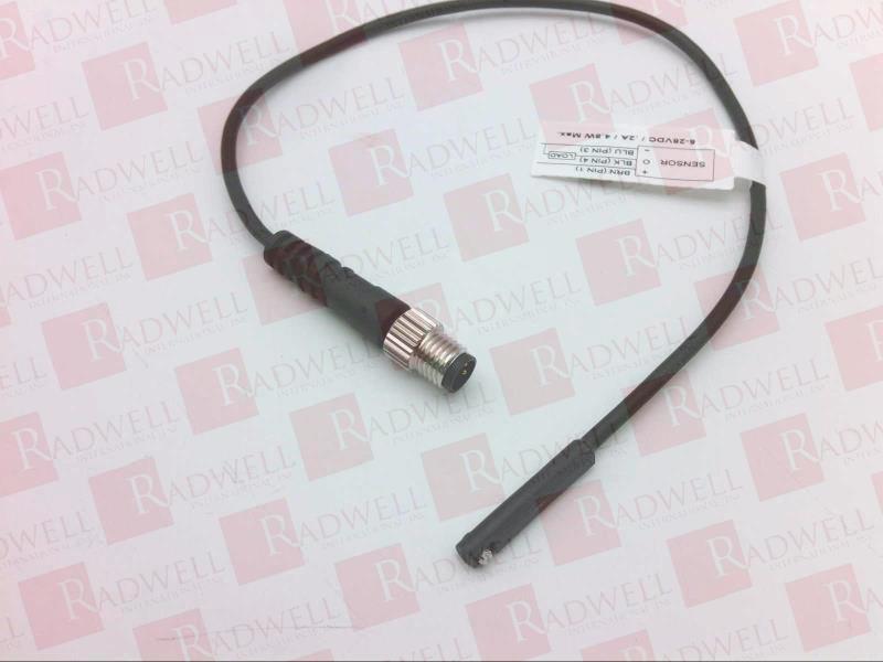 RADWELL VERIFIED SUBSTITUTE 67924-1-SUB Replacement of PHD INC 67924-1 Slot Cylinder Sensor 0.3M Pigtail to M8 3-PIN Connector PNP Insert from The Side