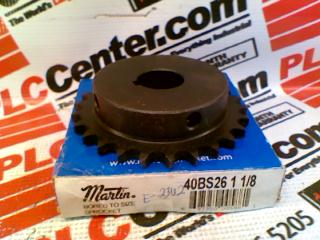 MARTIN SPROCKET & GEAR INC 40BS26 1 1/8