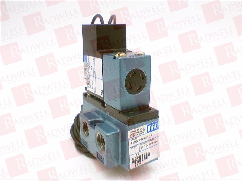 MAC VALVES INC 912B-PM-611CA