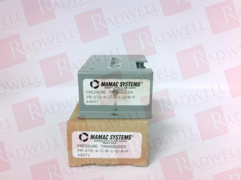 MAMAC SYSTEMS PR-272-4-3-B-1-2-B-P