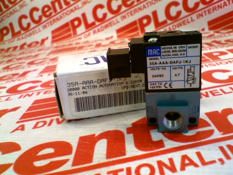 35A-AAA-DAFJ-1KJ Solenoid Valve By MAC VALVES INC