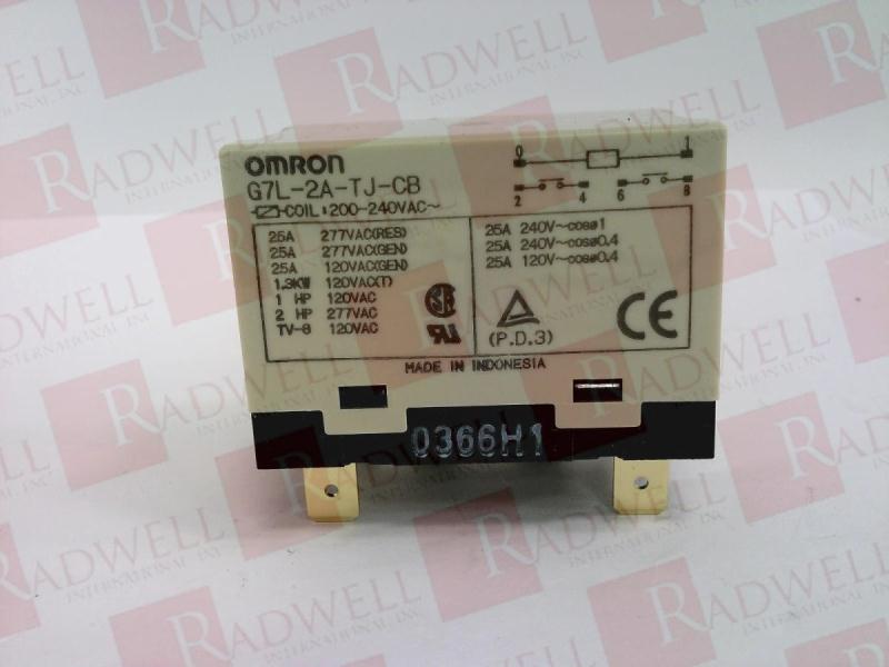 G7L-2A-T-J-CB-AC200/240 by OMRON - Buy Or Repair - Radwell.com