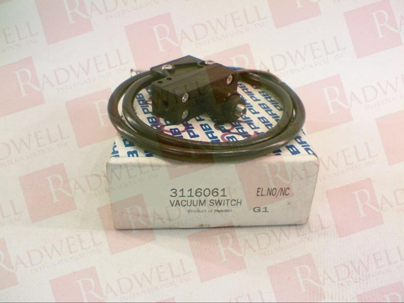 PIAB MODEL 3116061 VACUUM SWITCH NEW CONDITION IN BOX 