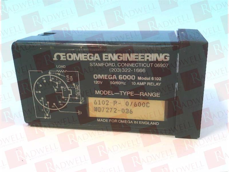 OMEGA ENGINEERING 6102-P-0/600C