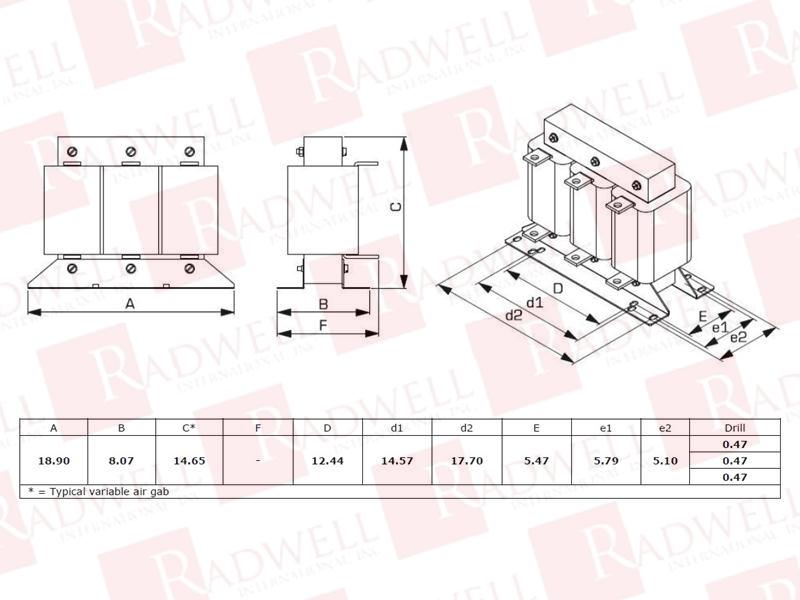 RADWELL VERIFIED SUBSTITUTE ALRC-600CBC-SUB