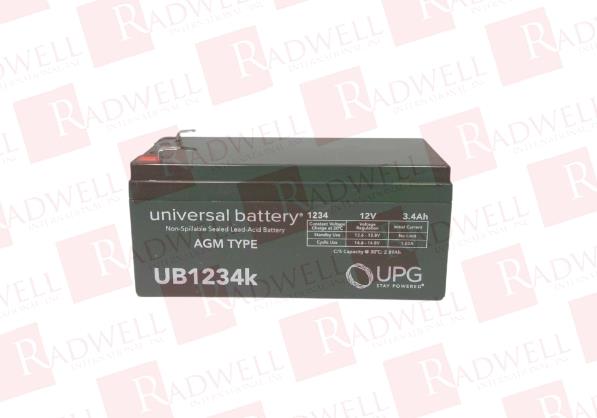 UNIVERSAL BATTERY UB1234K