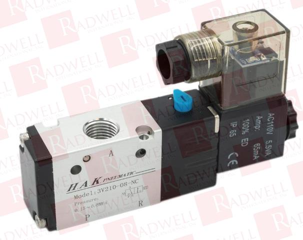 HAK FLUID POWER EQUIPMENT 3V210-08 (24V DC)