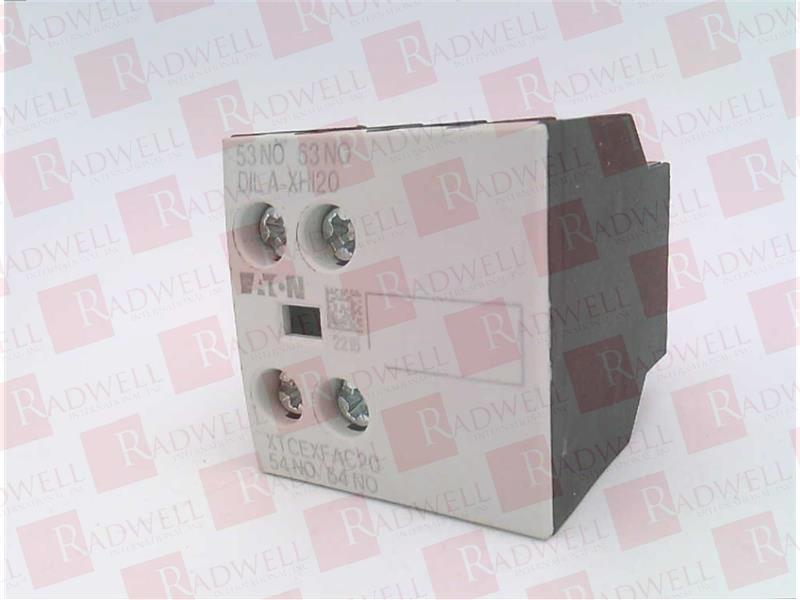 EATON KLOCKNER MOELLER XTCEXFAC20 Auxiliary Contact Block DIL A XH120 *Per Each*