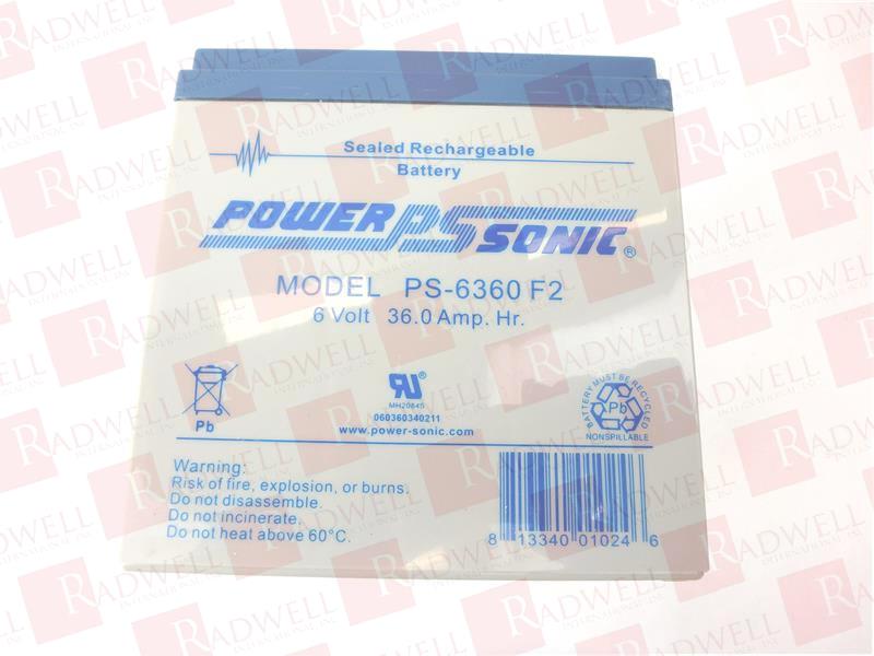 POWER SONIC PS6360F2