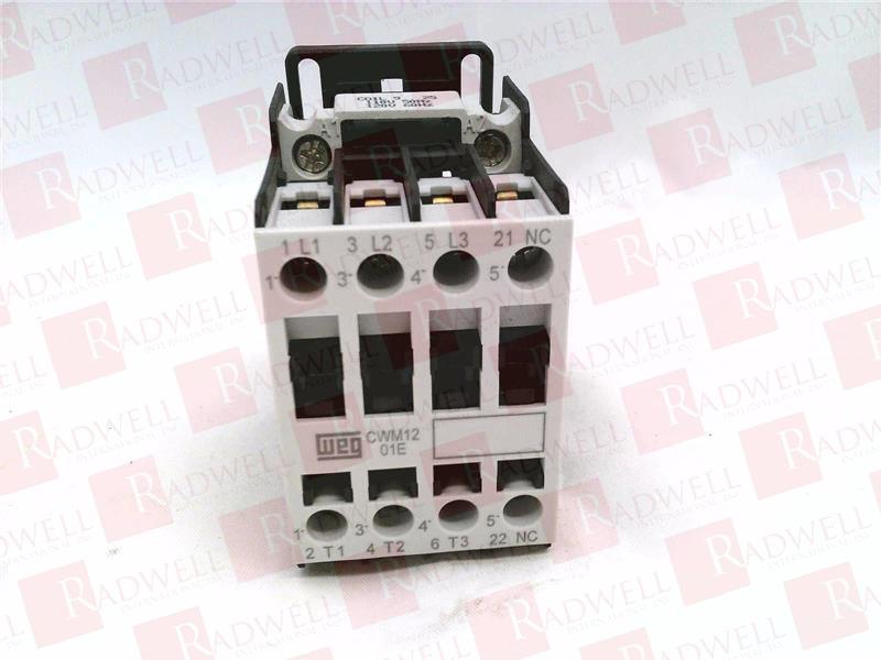WEG IEC Contactor Cwm12-10-30v18 12 Amp Starter 120v Coil for sale online 