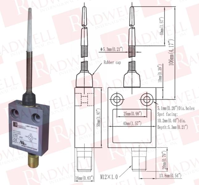 RADWELL VERIFIED SUBSTITUTE D4CC-1050-SUB