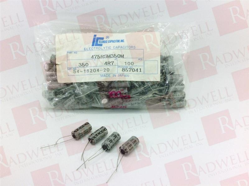 ILLINOIS CAPACITOR 475RSM350M-100PK