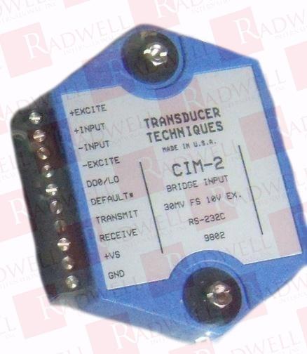 CIM-2 Manufactured by - TRANSDUCER TECHNIQUES