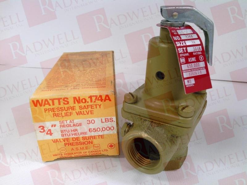 WATTS WATER TECHNOLOGIES 174A