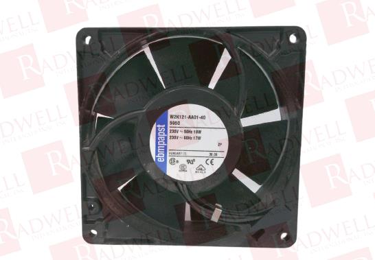 W2K121-AA01-40 Fan/Thermal Management For Control Panel By EBM PAPST