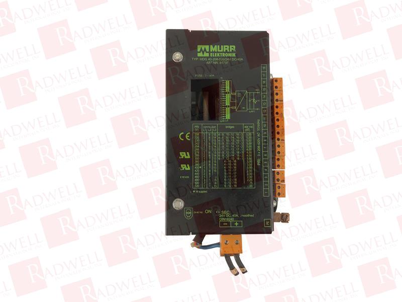 MURR ELEKTRONIK MDG-40-208-520/24V-DC/40A