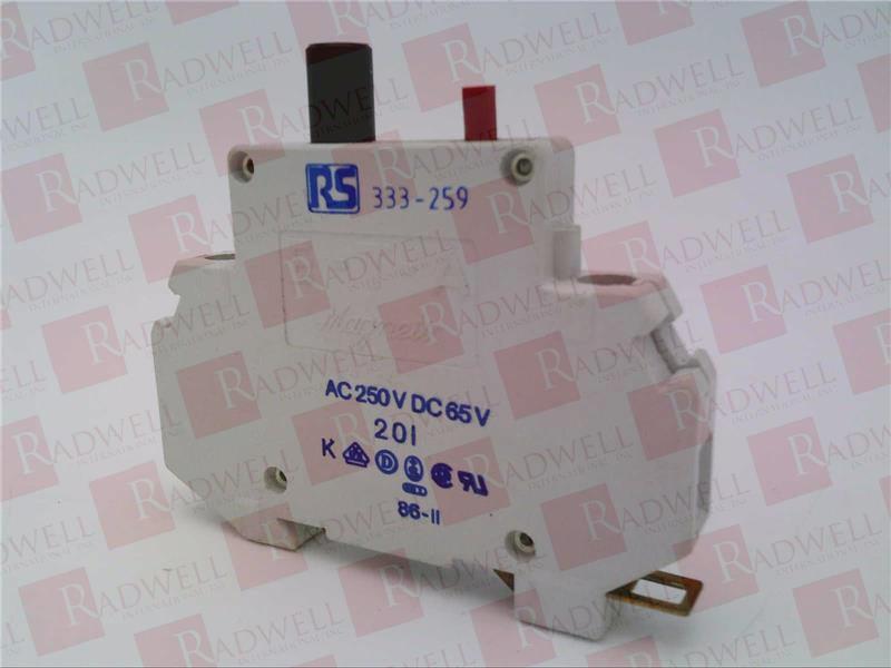 201 3A Din Rail Mount Circuit Breaker by E-T-A CIRCUIT BREAKERS