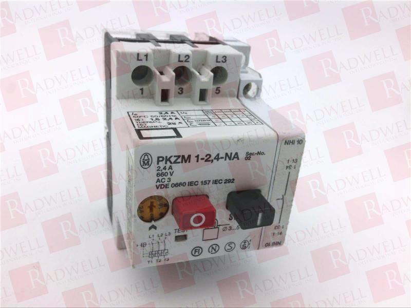 EATON CORPORATION PKZM1-2.4-NA