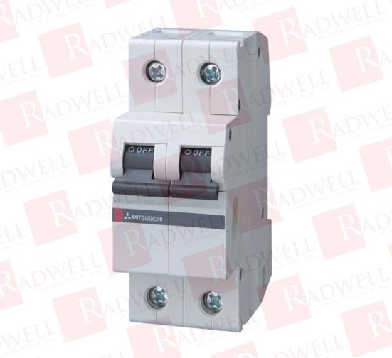 BHW-T10-2P-16A-B Din Rail Mount Circuit Breaker By MITSUBISHI